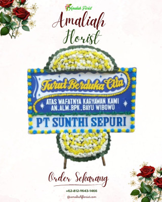 Papan Bunga Duka di Parak Batuang